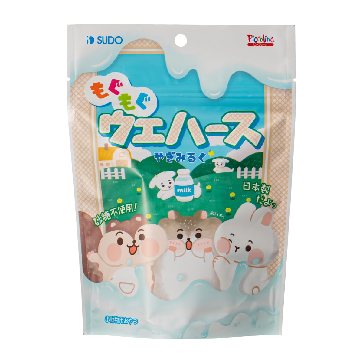 Amazon | スドー もぐもぐウエハース やぎみるく 24個入り 小動物用